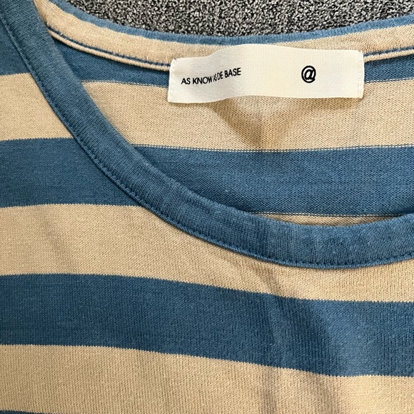 COPY - Woman’s Summer Tank Top XS Stripe Blue No Sleeve - Picture 9 of 13